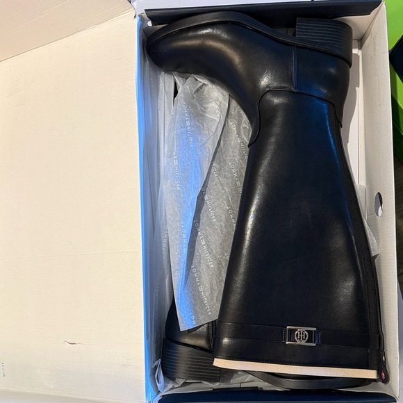 NEW Tommy Hilfiger Tall Wide Calf Riding Boots Sz 8 WC - Picture 4 of 10